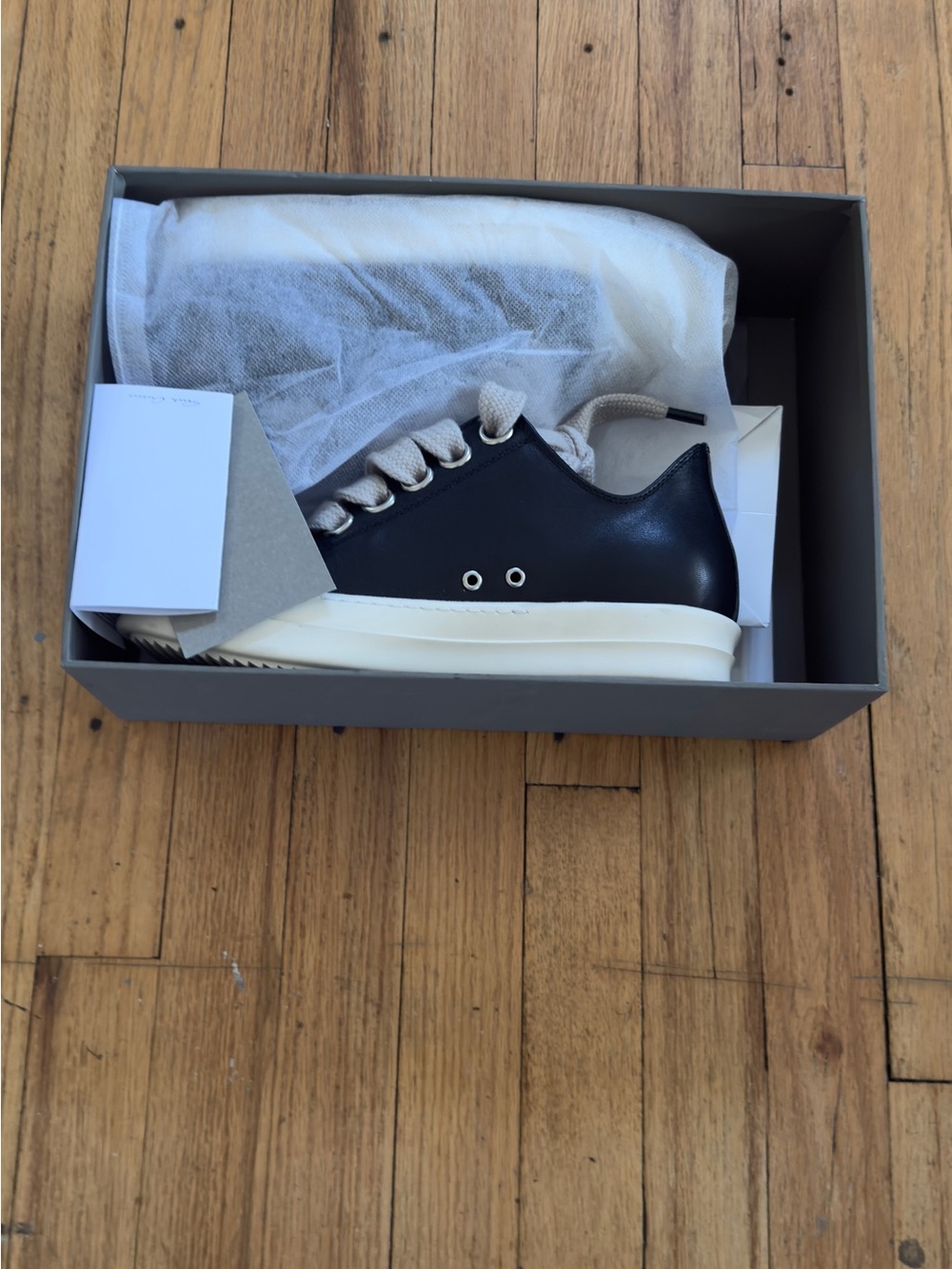 Rick Owens Jumbo Lace Low Top mainline